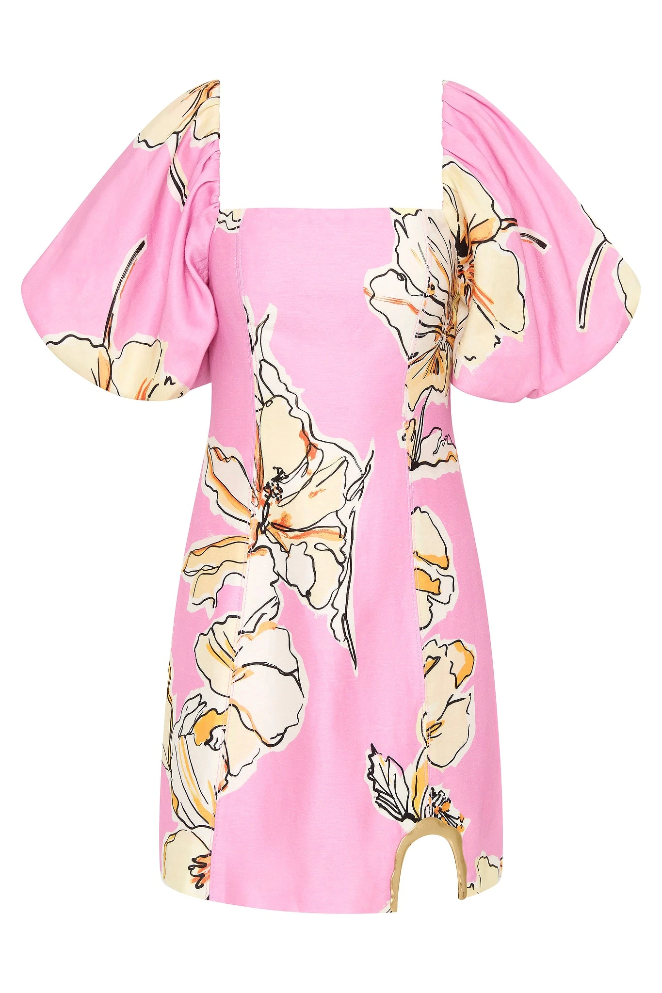 Aje-Flourish-Mini-Dress Aje Pink Dresses