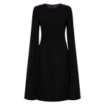 Black Crepe Classic Lovero Dress