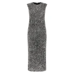 Chrome Crushed Sequin Dress