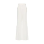 Ivory Linen High Waist Pant