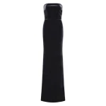 Midnight Velvet Strapless Gown