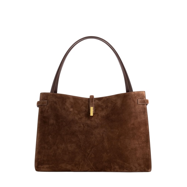mlouye Isla Tote - Suede Espresso Bags luxury Bags from  Luxury Handbags Marketplace