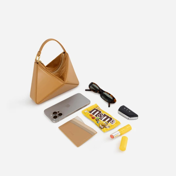 Mlouye Mini Flex Bag - Milky Bag a Architectural Leather Handbag in Brown at  Luxury Handbags Luxury