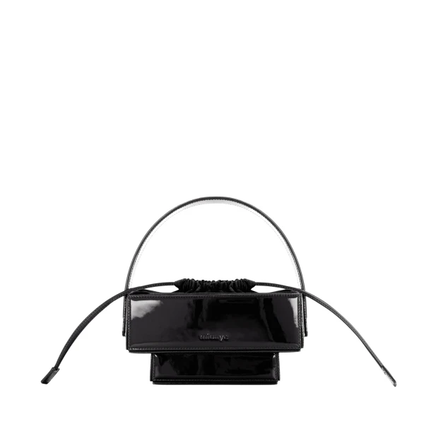 Monolit - Patent Black Tote Bags