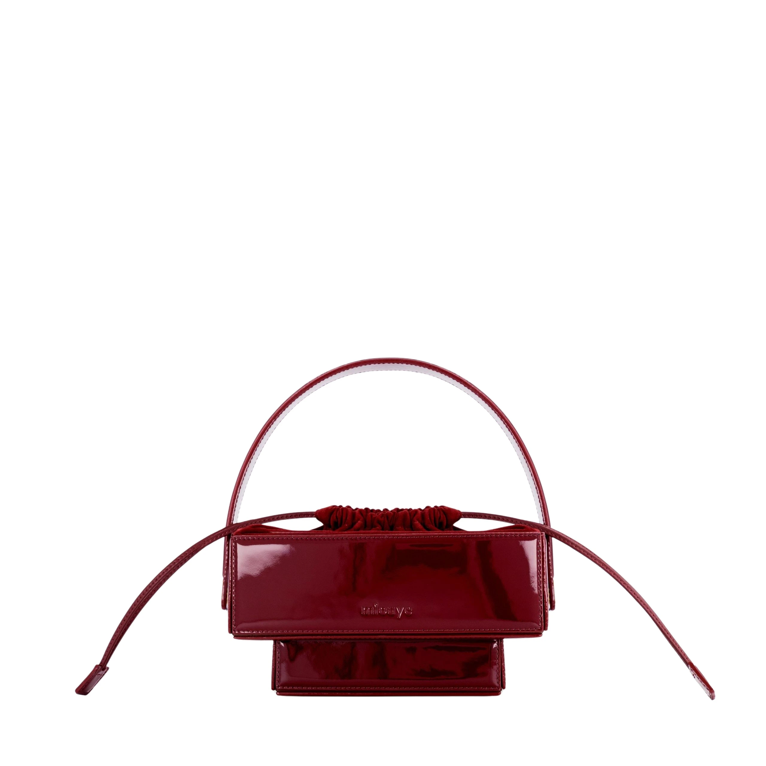 Mlouye-Monolit-Patent-Bordeaux-scaled43712_nobg mlouye Monolit - Patent Bordeaux Bags luxury Bags from Luxury Handbags Marketplace