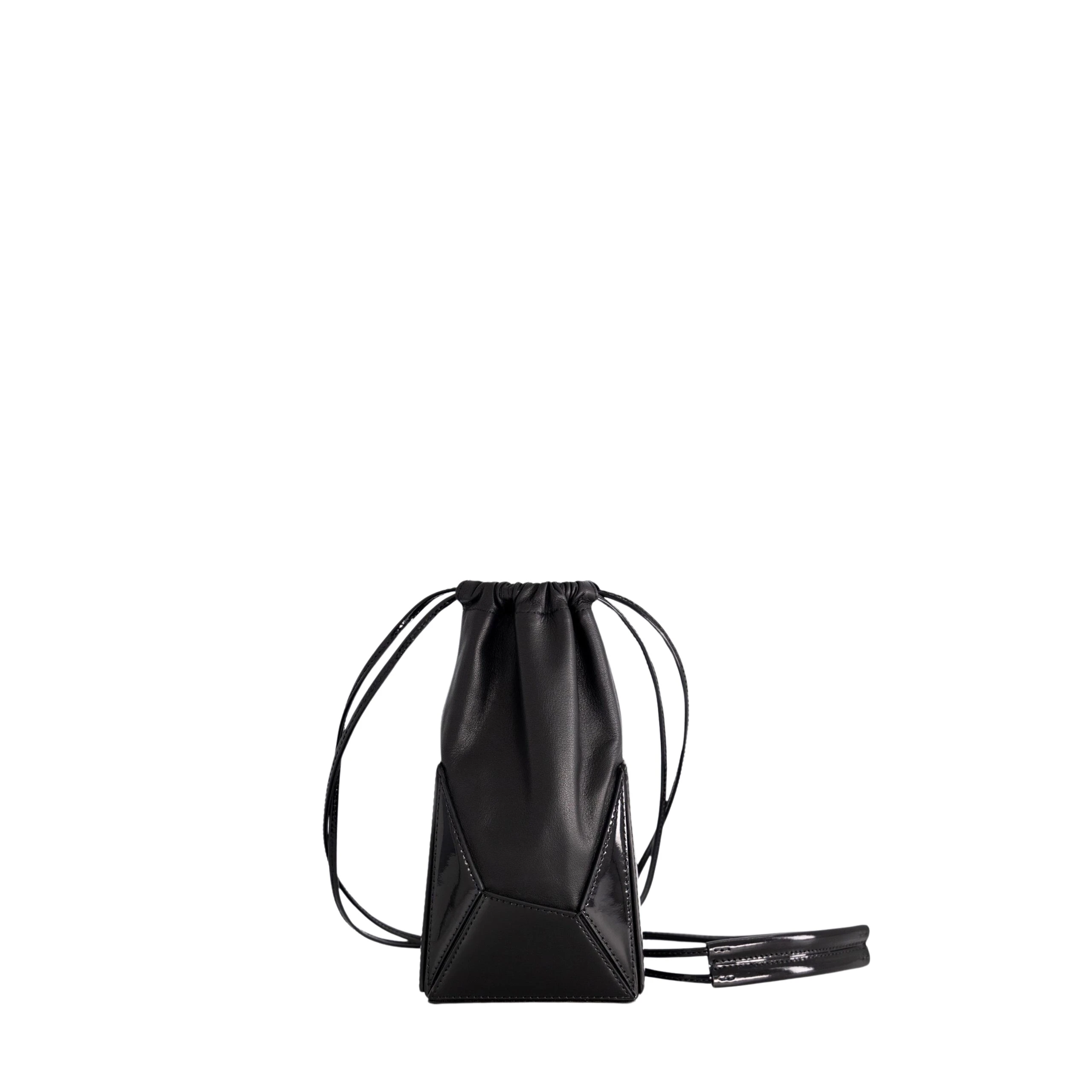 Mlouye-Naomi-Phone-Pouch-Patent-Black-scaled93936_nobg Naomi Phone Pouch - Patent Black Wallets & Purses - Image 1