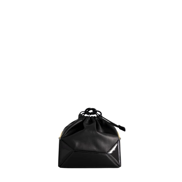 Naomi Pouch - Patent Black Wallets & Purses