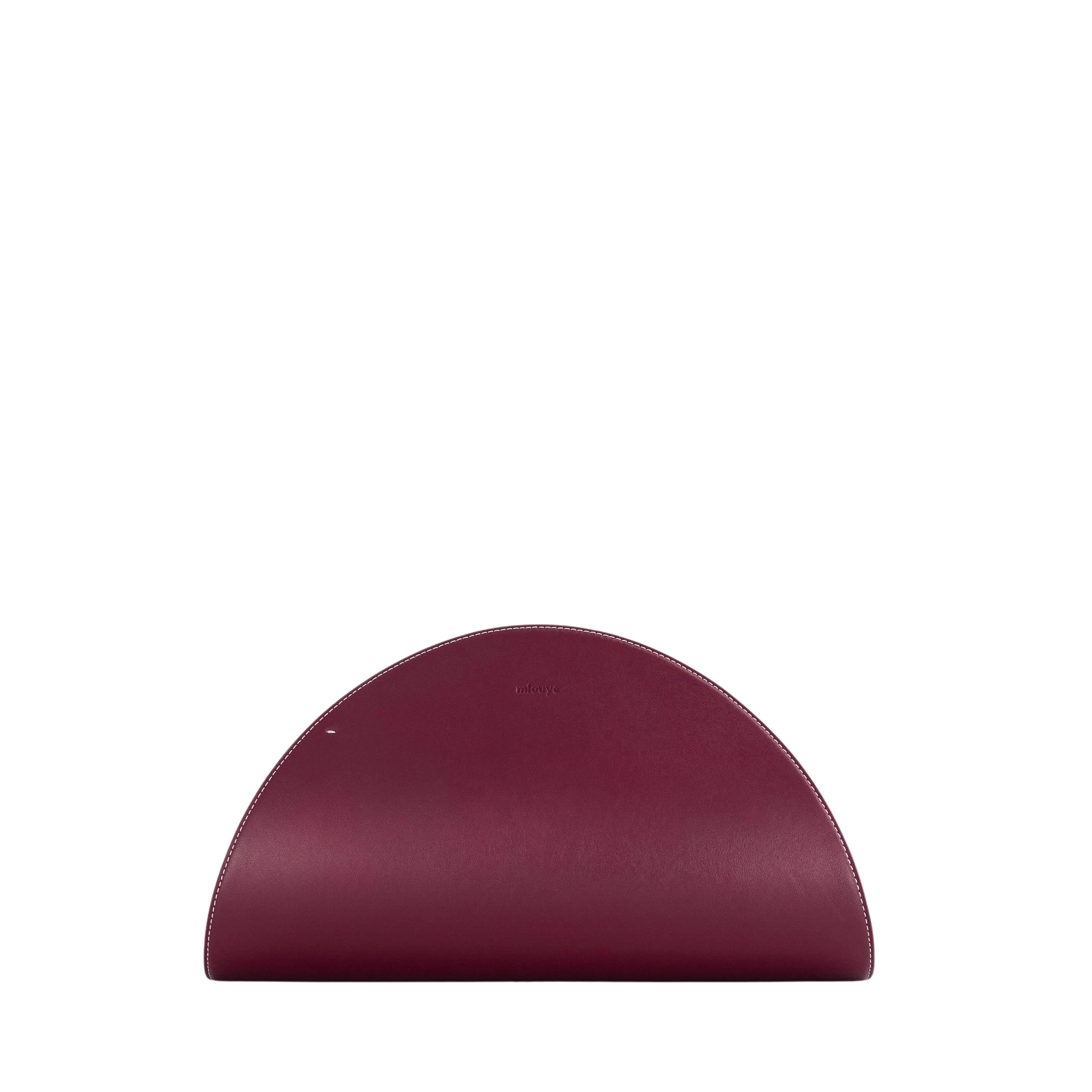 Mlouye-Small-Arc-Merlot76642_nobg Small Arc - Merlot Clutch Bags - Image 1
