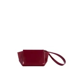Small Triangle Pouch - Patent Bordeaux Wallets & Purses