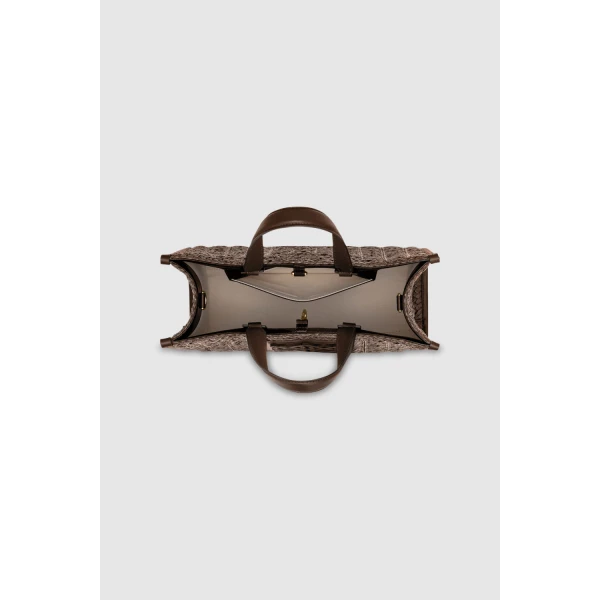 Lane Straw Medium Tote - Image 6