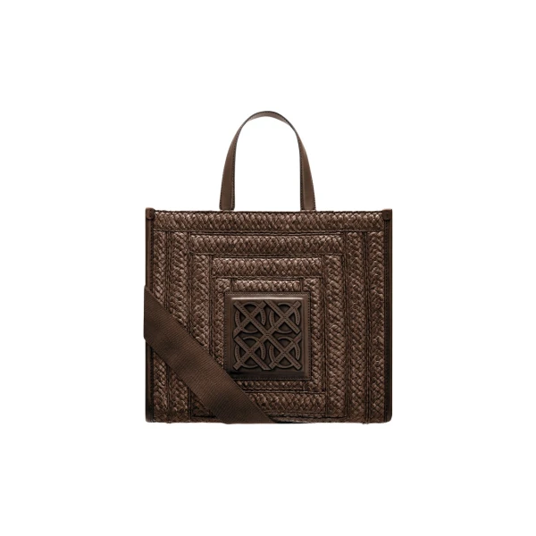 Lane Straw Medium Tote