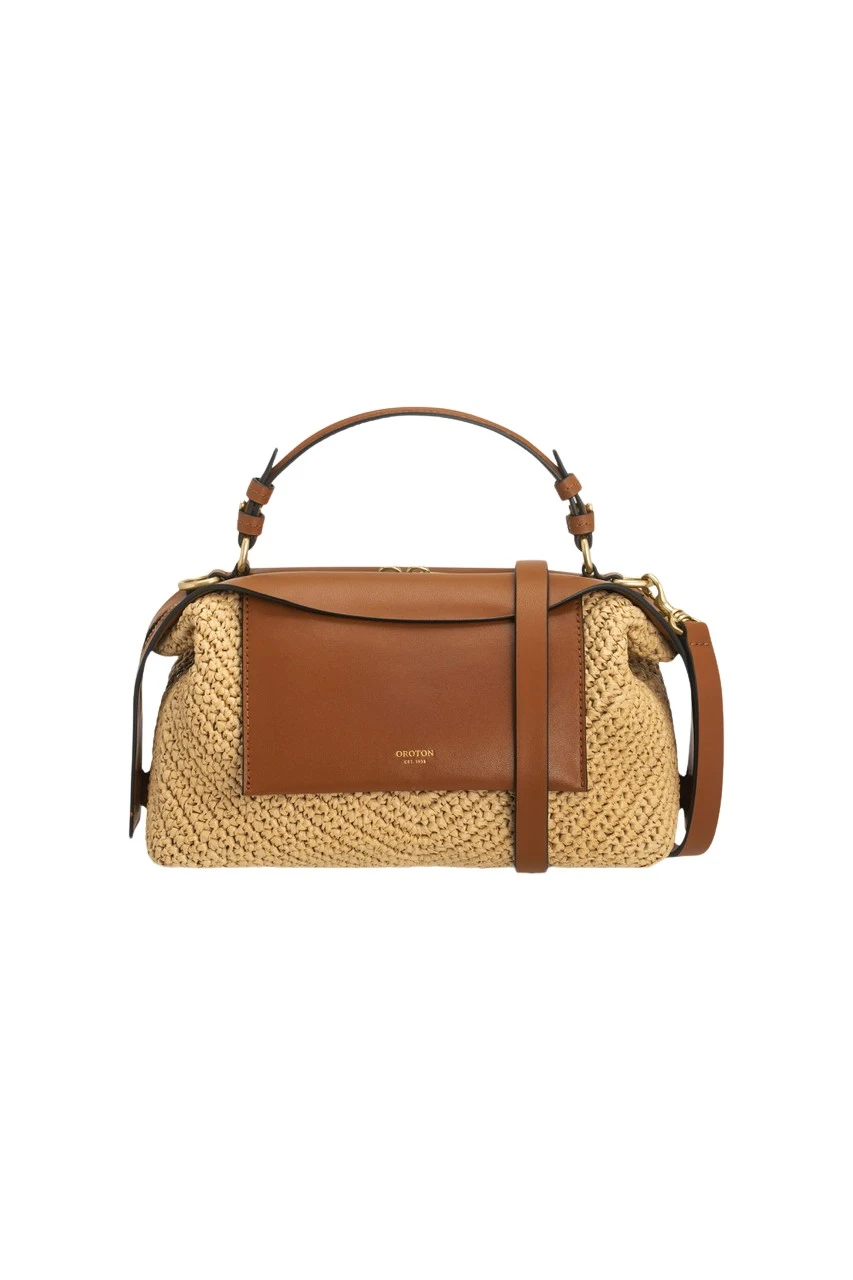 Oroton-Mica-Texture-Small-Bowler56739_nobg Mica Texture Small Bowler - Image 1