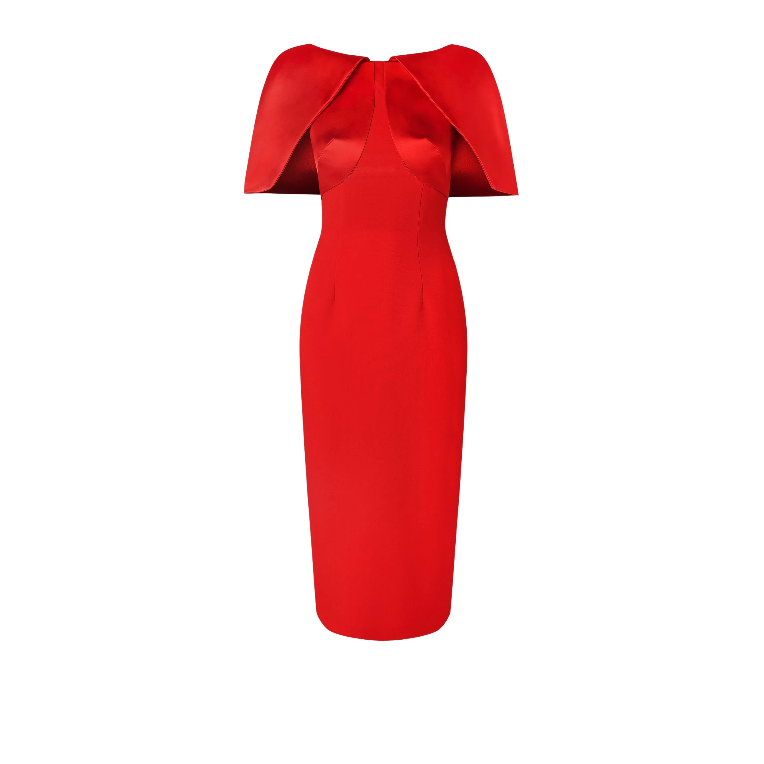 Safiyaa-Barb-Scarlet-Red-Midi-Dress41976_nobg Barb Scarlet Red Midi Dress - Image 1