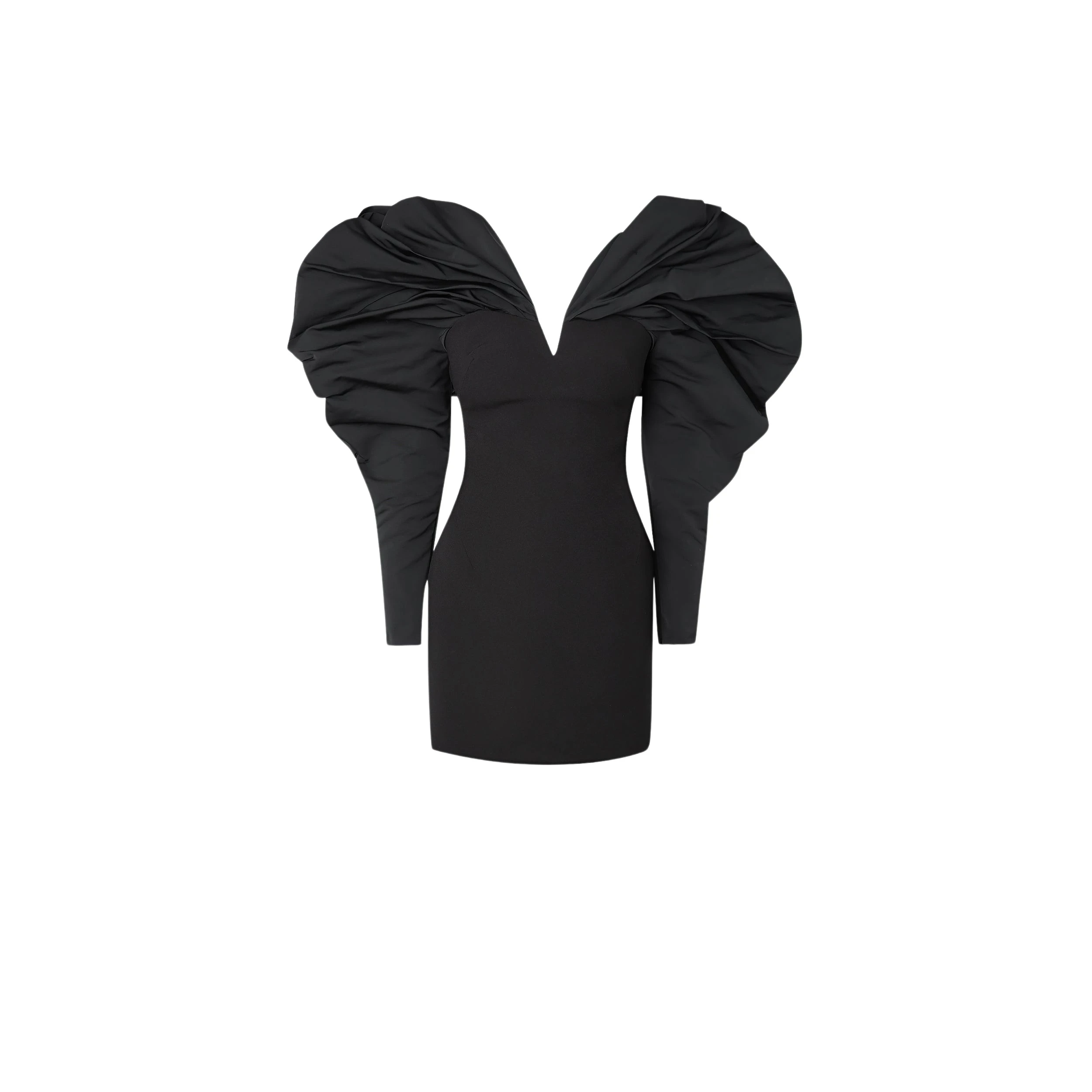Safiyaa-Lenna-Black-Short-Dress59188_nobg Lenna Black Short Dress - Image 1