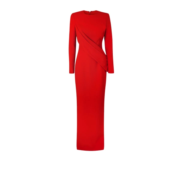 Louna Scarlet Red Long Dress