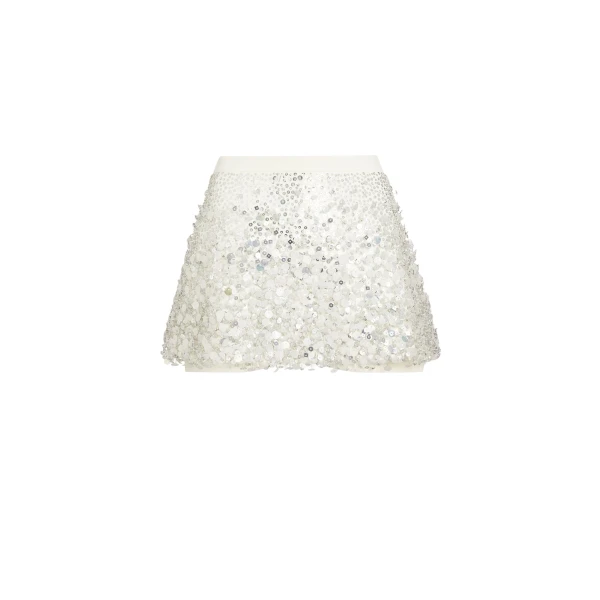 Matilda Ivory & Silver Skirt