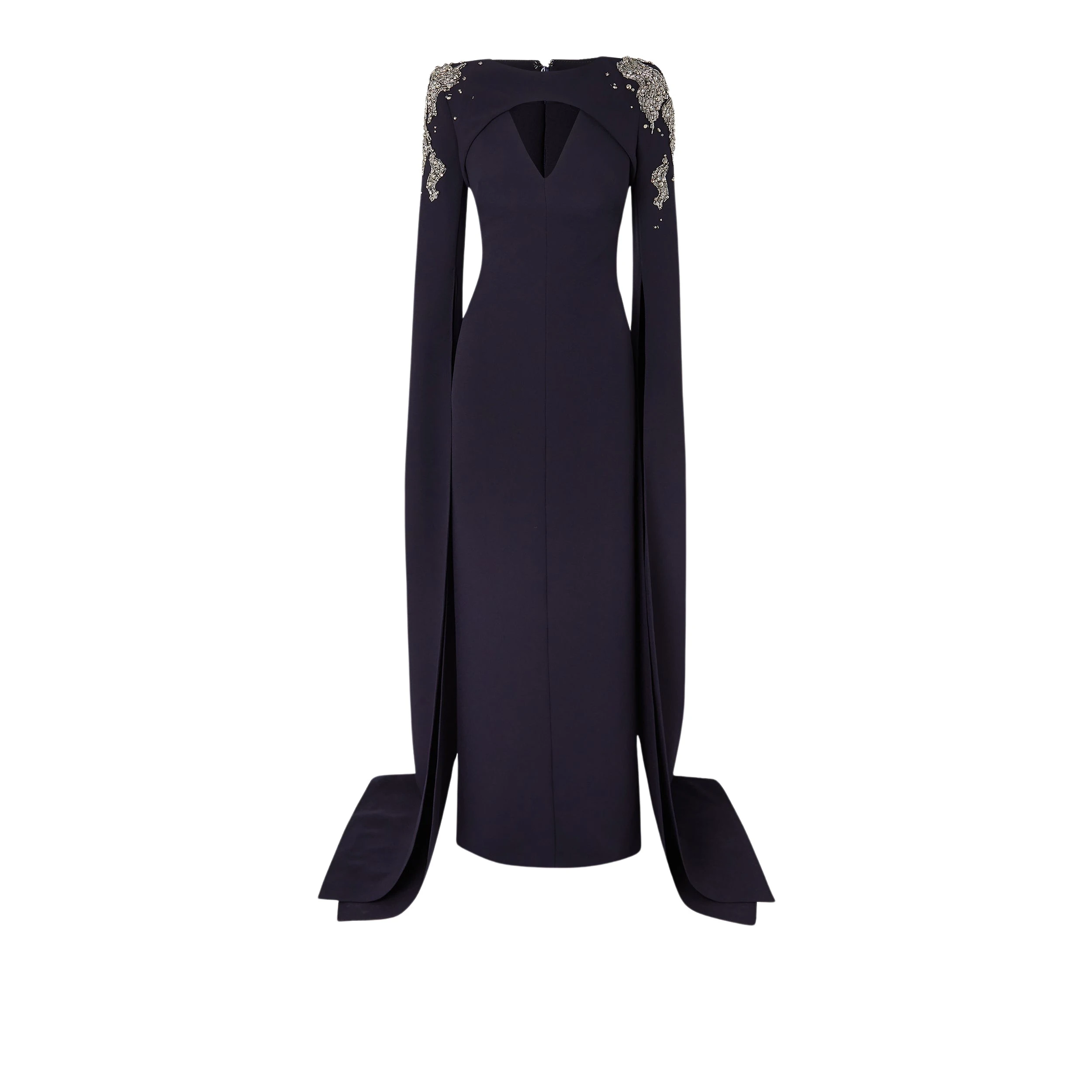 Safiyaa-Sarita-Midnight-Navy-Long-Dress11935_nobg Sarita Midnight Navy Long Dress - Image 1