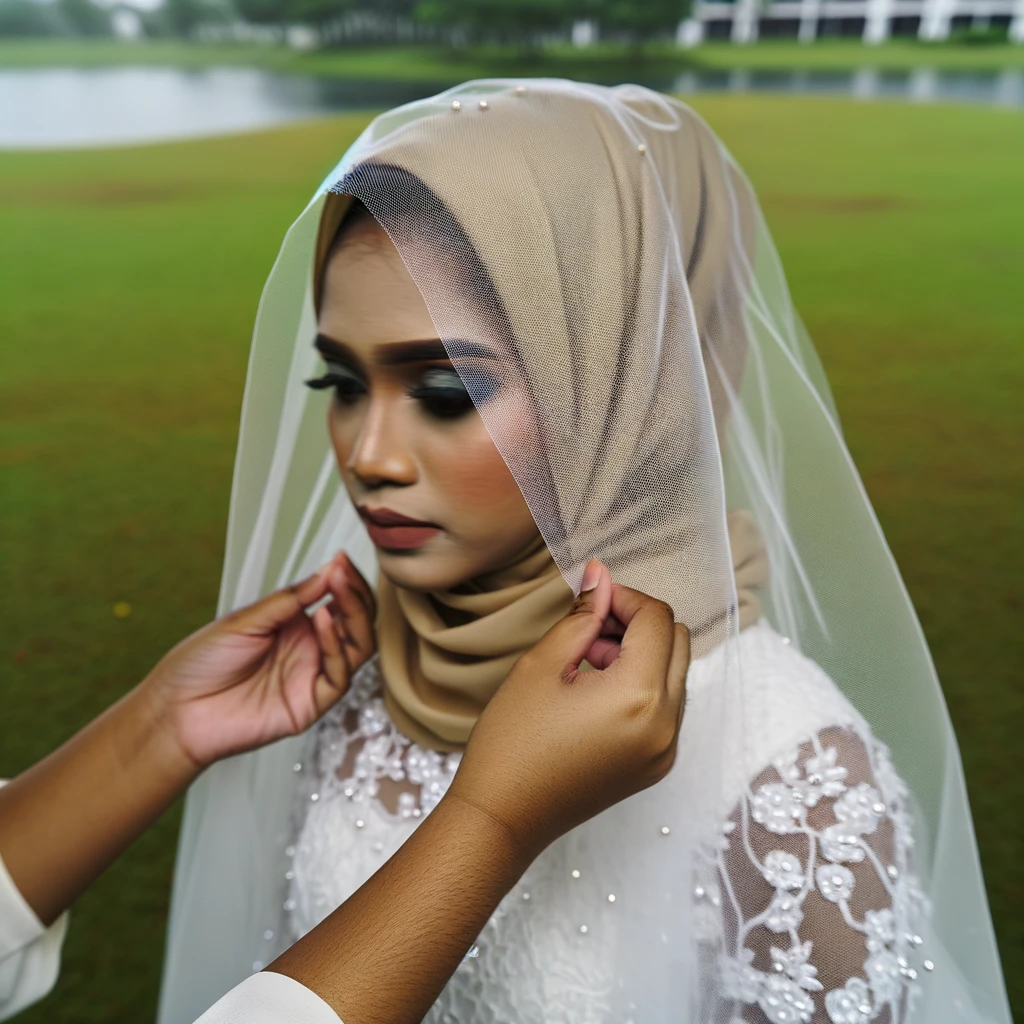 how to wear veil how to wear veil