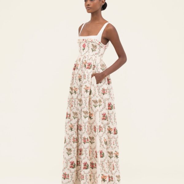 Agua By Agua Bendita Barbara Orquidea Maxi Dress, view 3