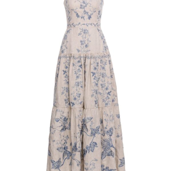 Agua By Agua Bendita Lima Bougainvillea Maxi Dress