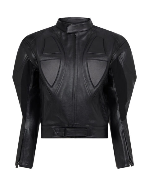 David Koma Leather Biker Jacket