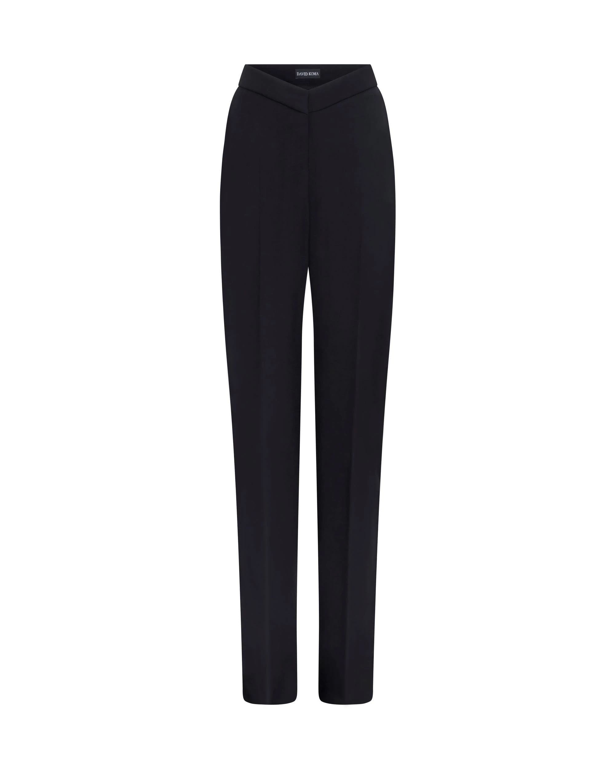 David Koma Straight Leg Tailored Trousers In Black David Koma Straight Leg Tailored Trousers In Black