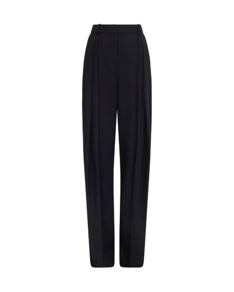 David Koma Tapered Tailored Trousers In Black
