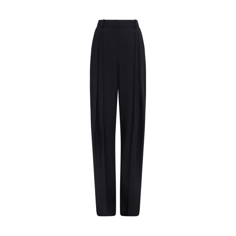 David Koma Tapered Tailored Trousers In Black