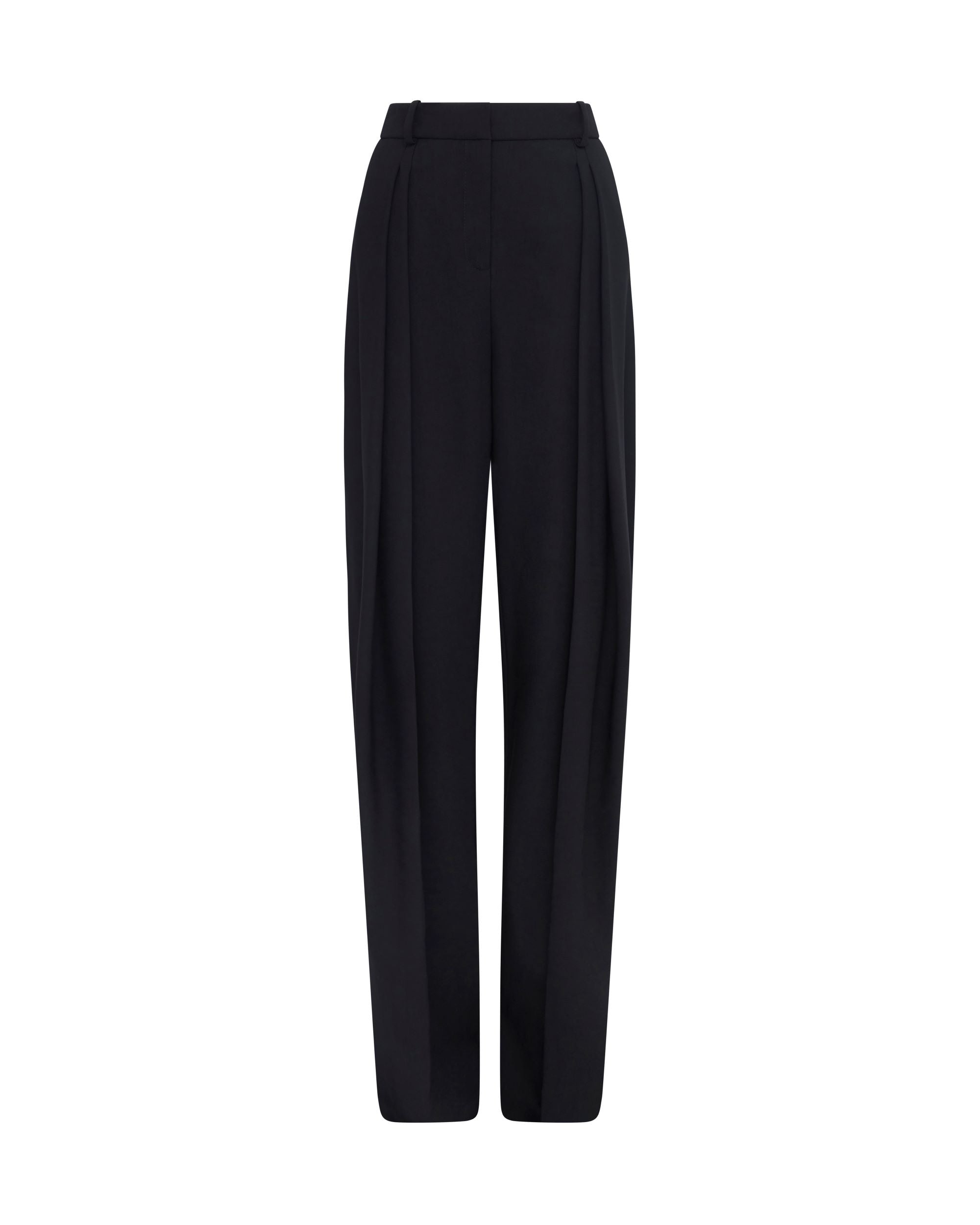 David Koma Tapered Tailored Trousers In Black