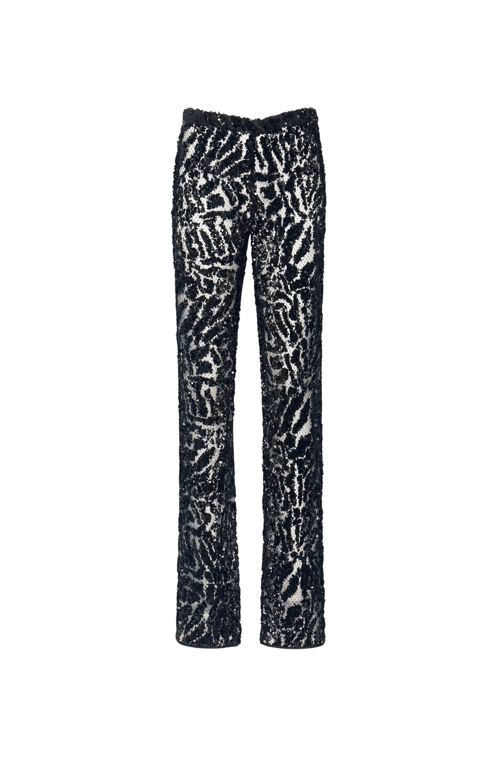 LaPointe Abstract Sequin Flare Pant