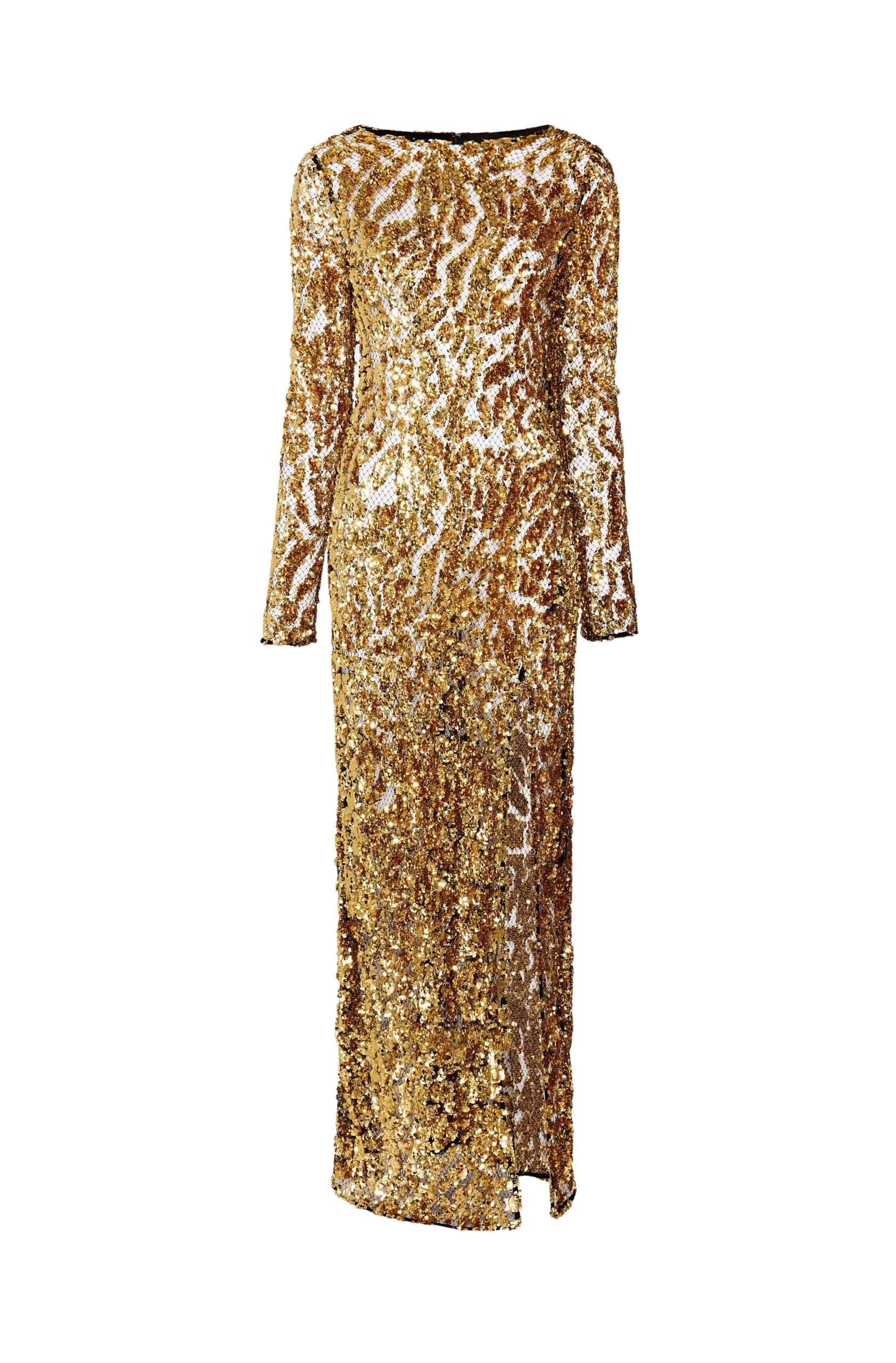 LaPointe Abstract Sequin Gown