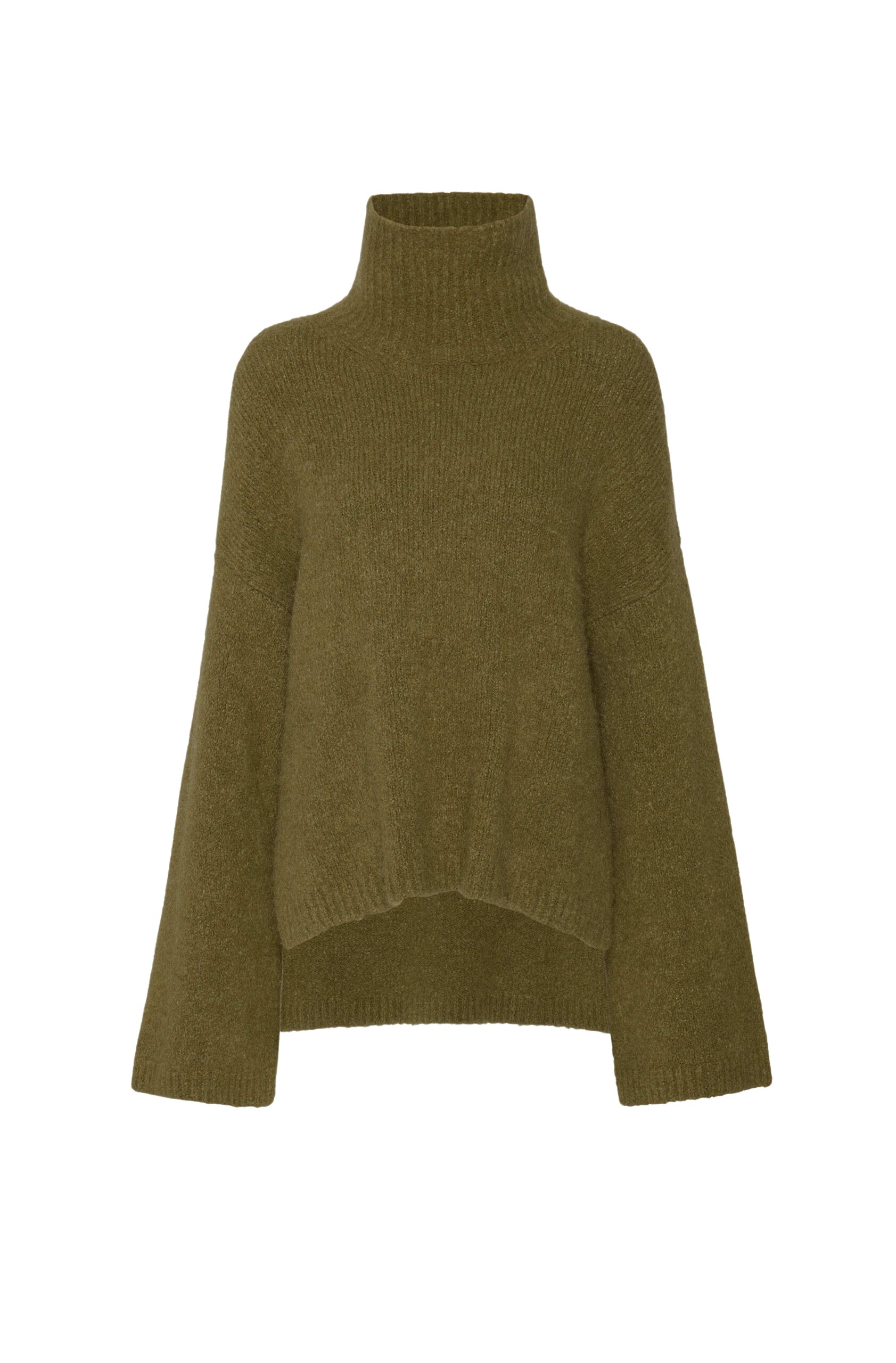 LaPointe Alpaca Oversized Turtleneck Sweater