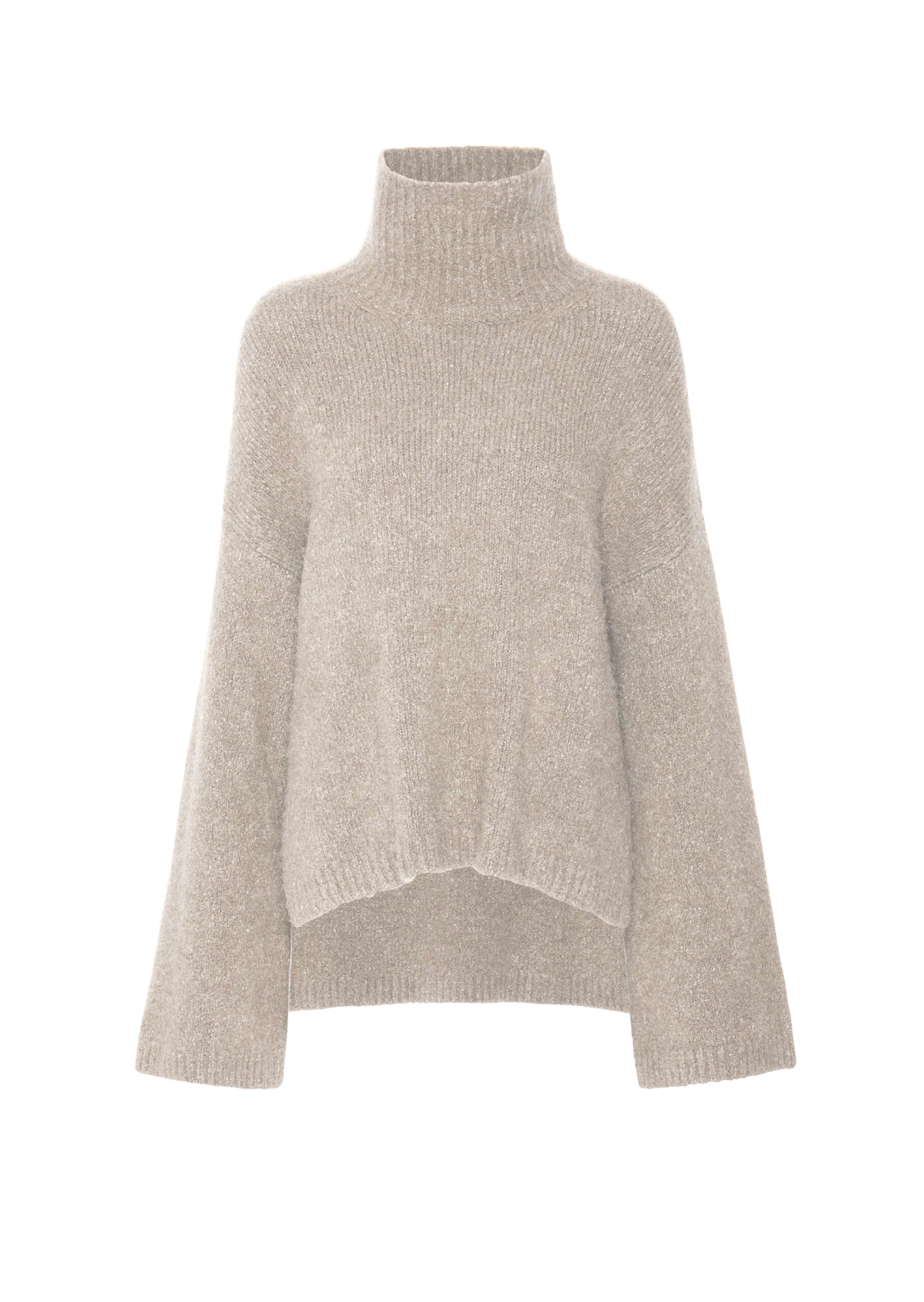 LaPointe Alpaca Oversized Turtleneck Sweater