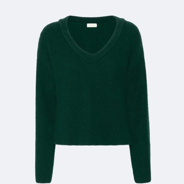 LaPointe Cashmere V Neck Sweater, view 2