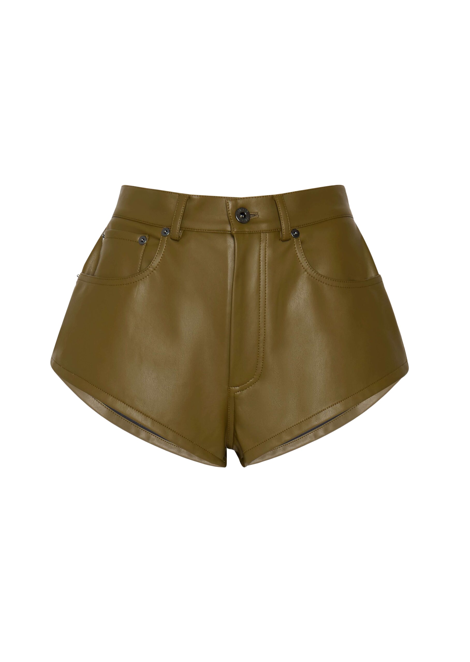 LaPointe Faux Leather Mini Short