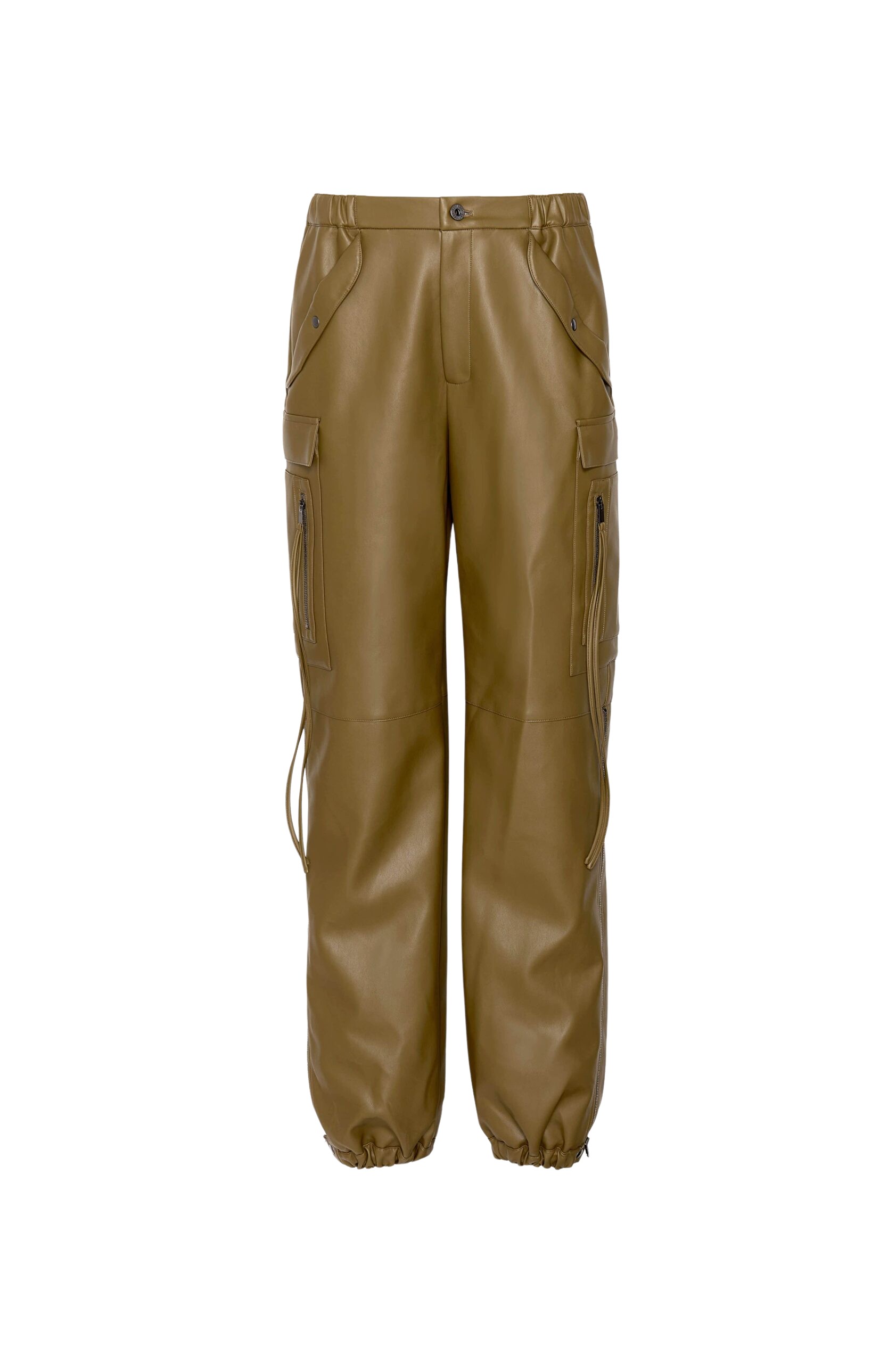LaPointe Faux Leather Utility Jogger Pant