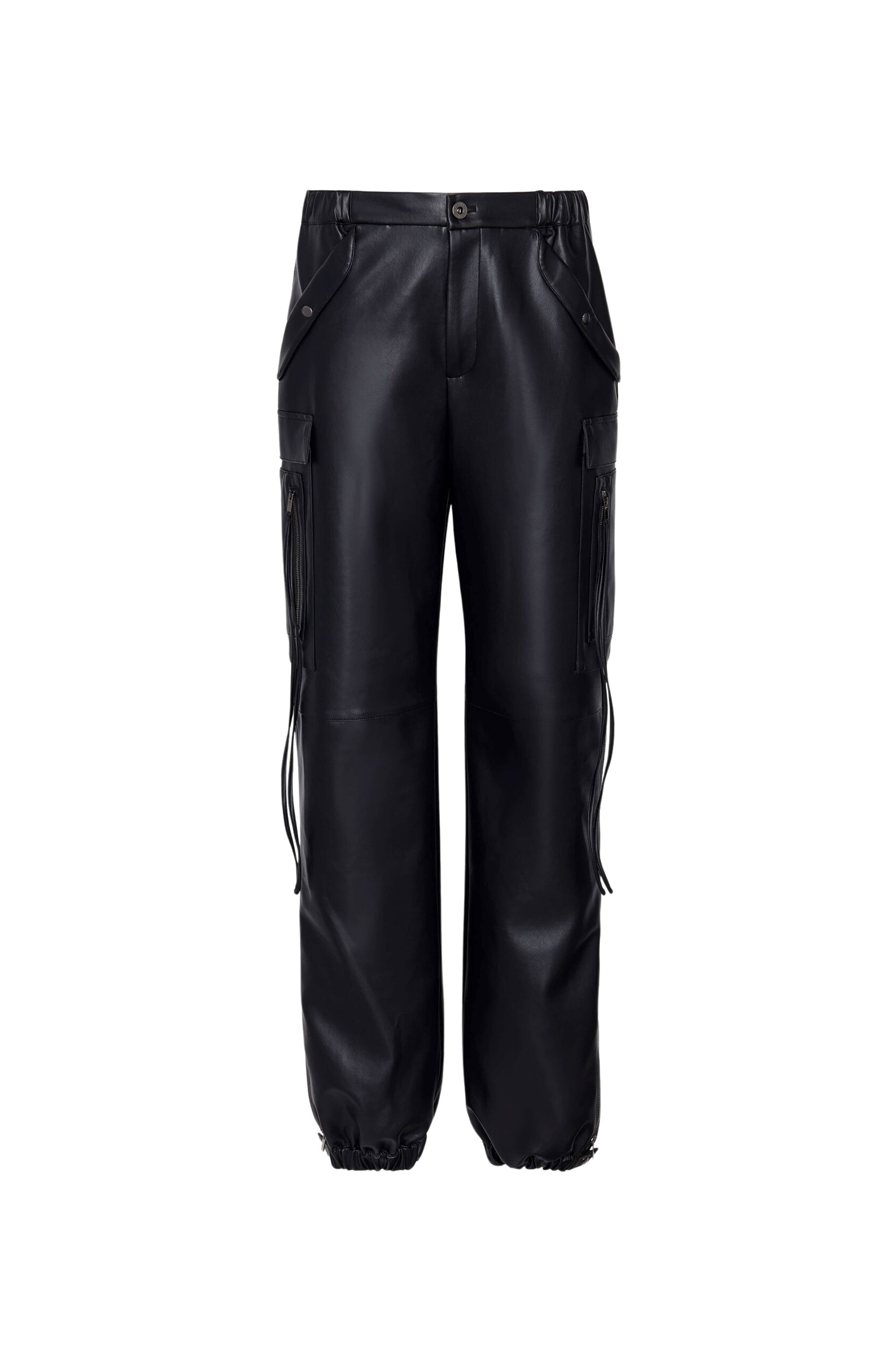 LaPointe Faux Leather Utility Jogger Pant