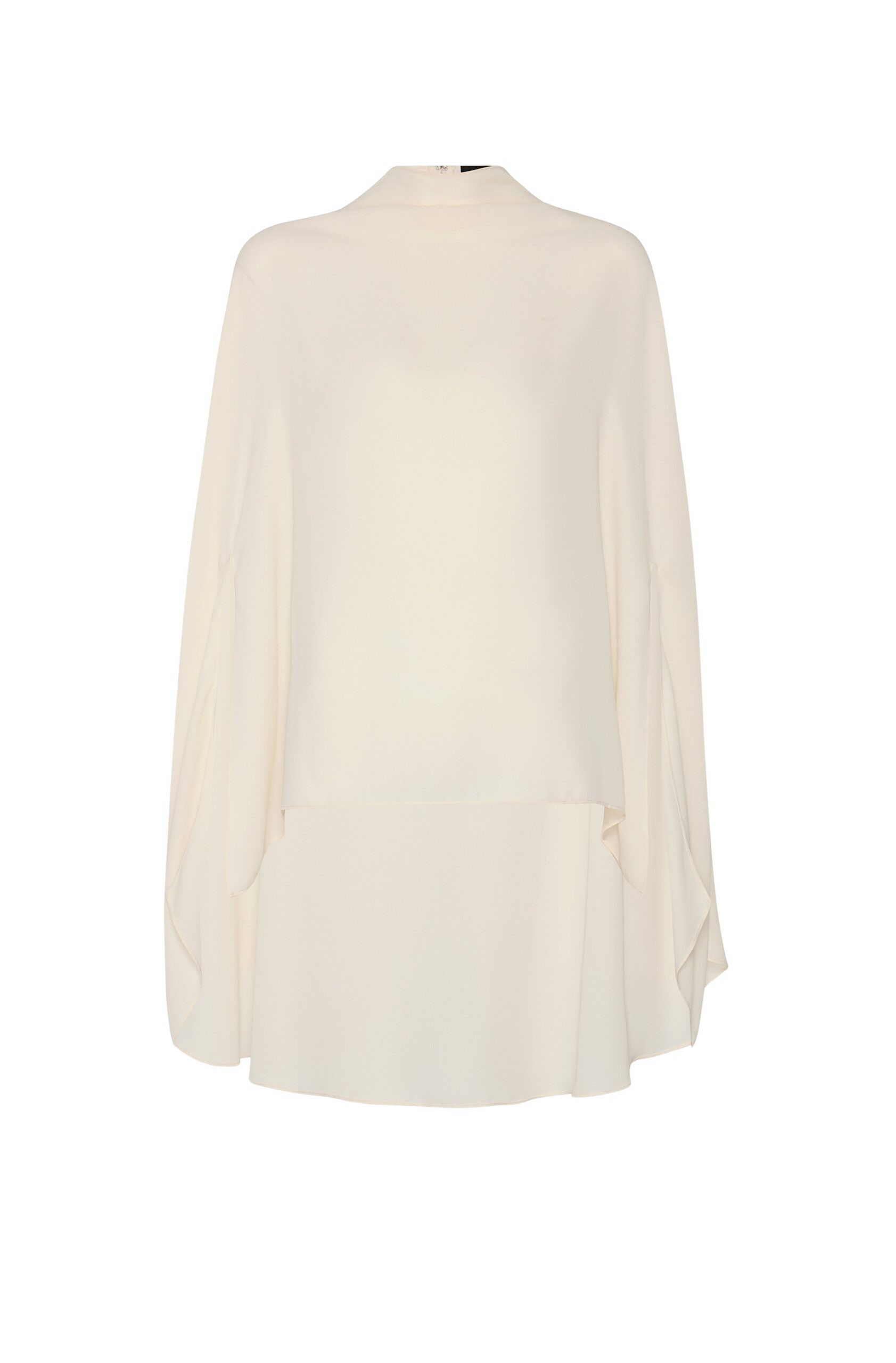LaPointe Georgette Oversized Cape Tee