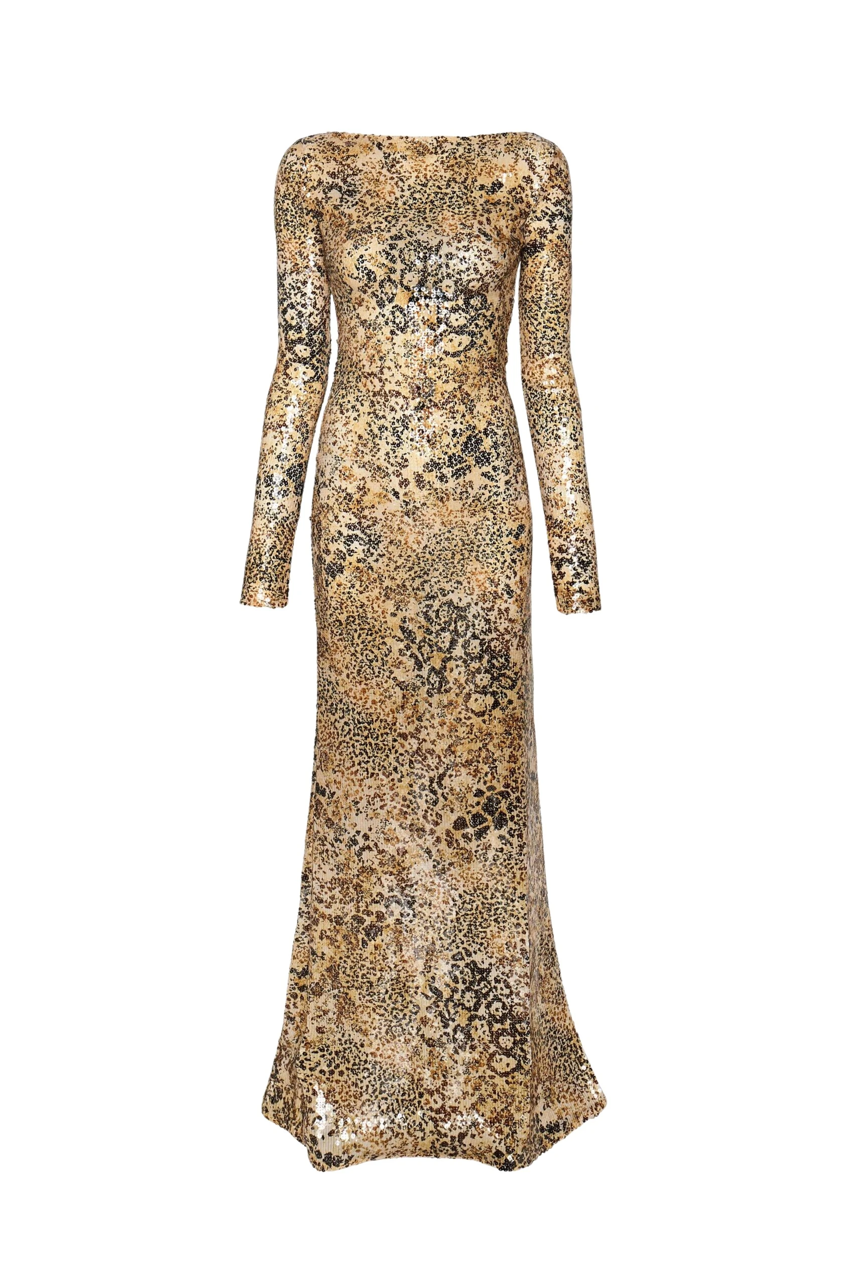 Lapointe-Leopard-Sequin-Boatneck-Gown-6-scaled32947_nobg Lapointe Dresses luxury Clothing from Luxury Handbags Marketplace