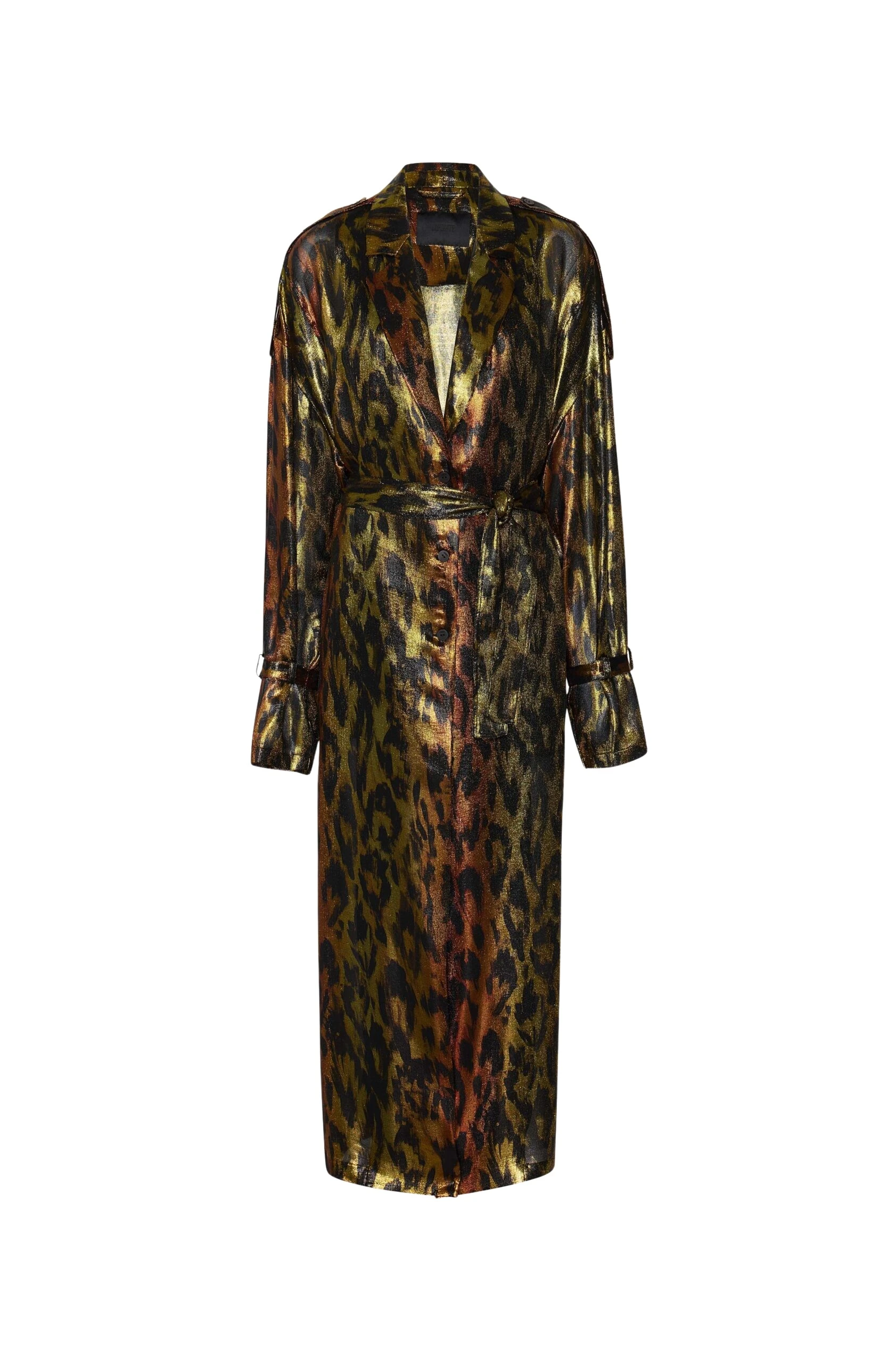 Lapointe-Lurex-Leopard-Trench-Coat-scaled31541_nobg Lapointe Coats luxury Clothing from Luxury Handbags Marketplace