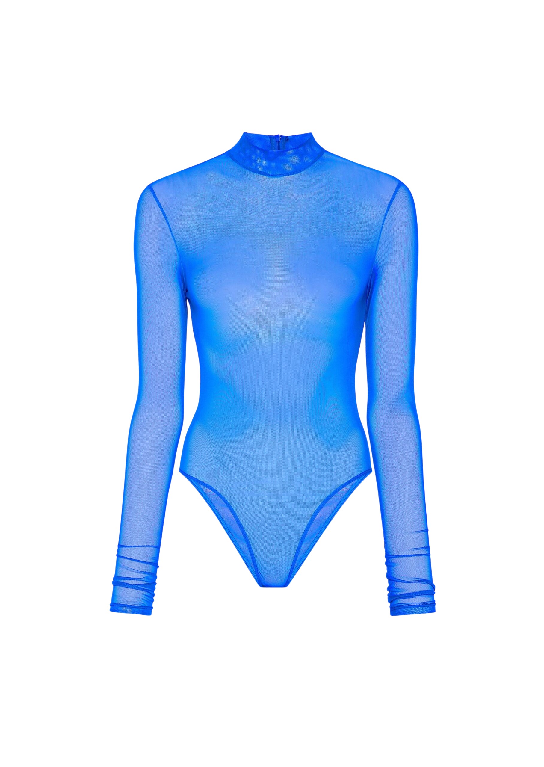 LaPointe Mesh Mock Neck Bodysuit
