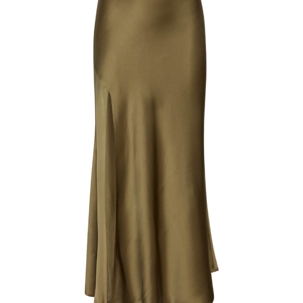 LaPointe Satin Bias Midi Skirt