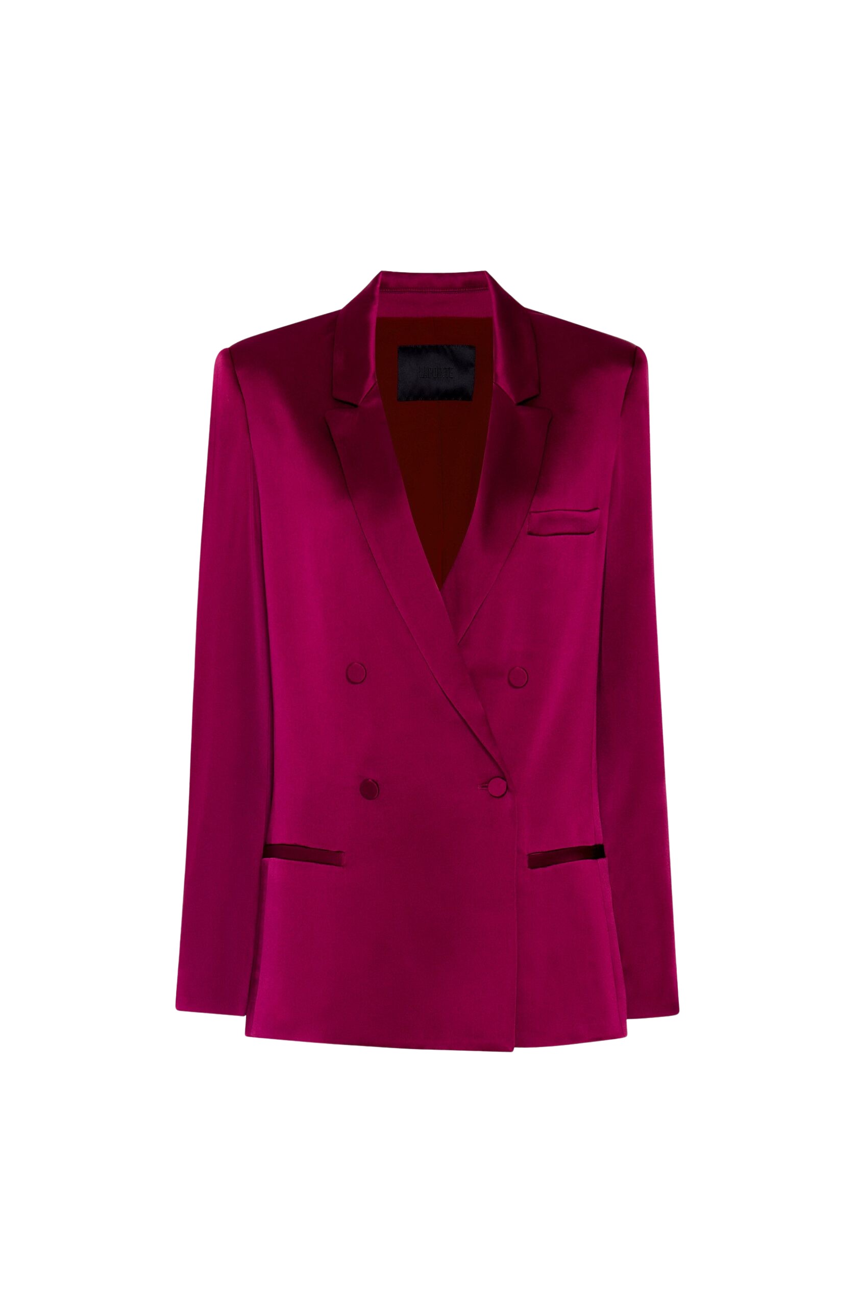 LaPointe Satin Blazer