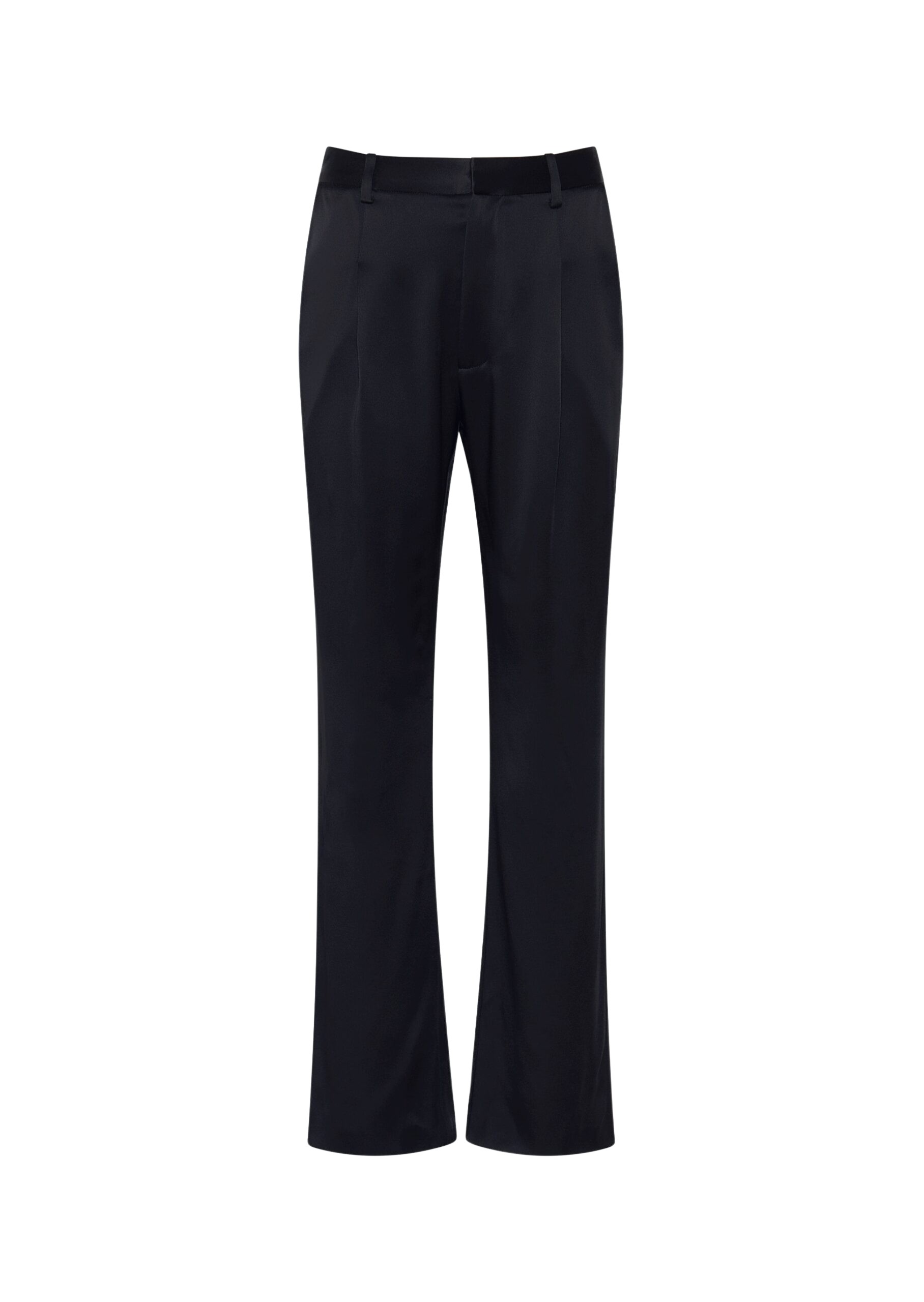 LaPointe Satin Tapered Pleated Pant
