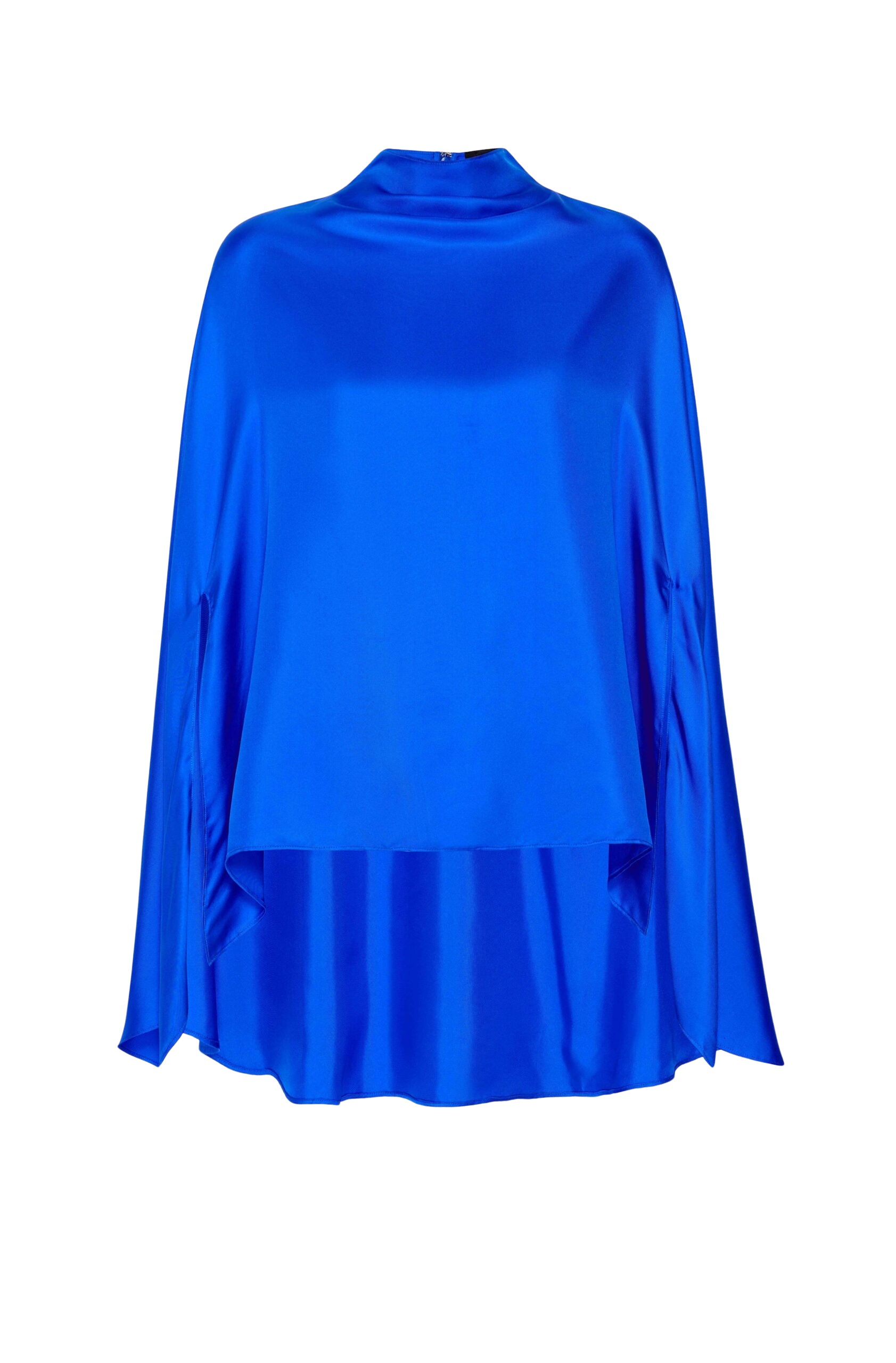 LaPointe Silky Twill Oversized Cape Tee