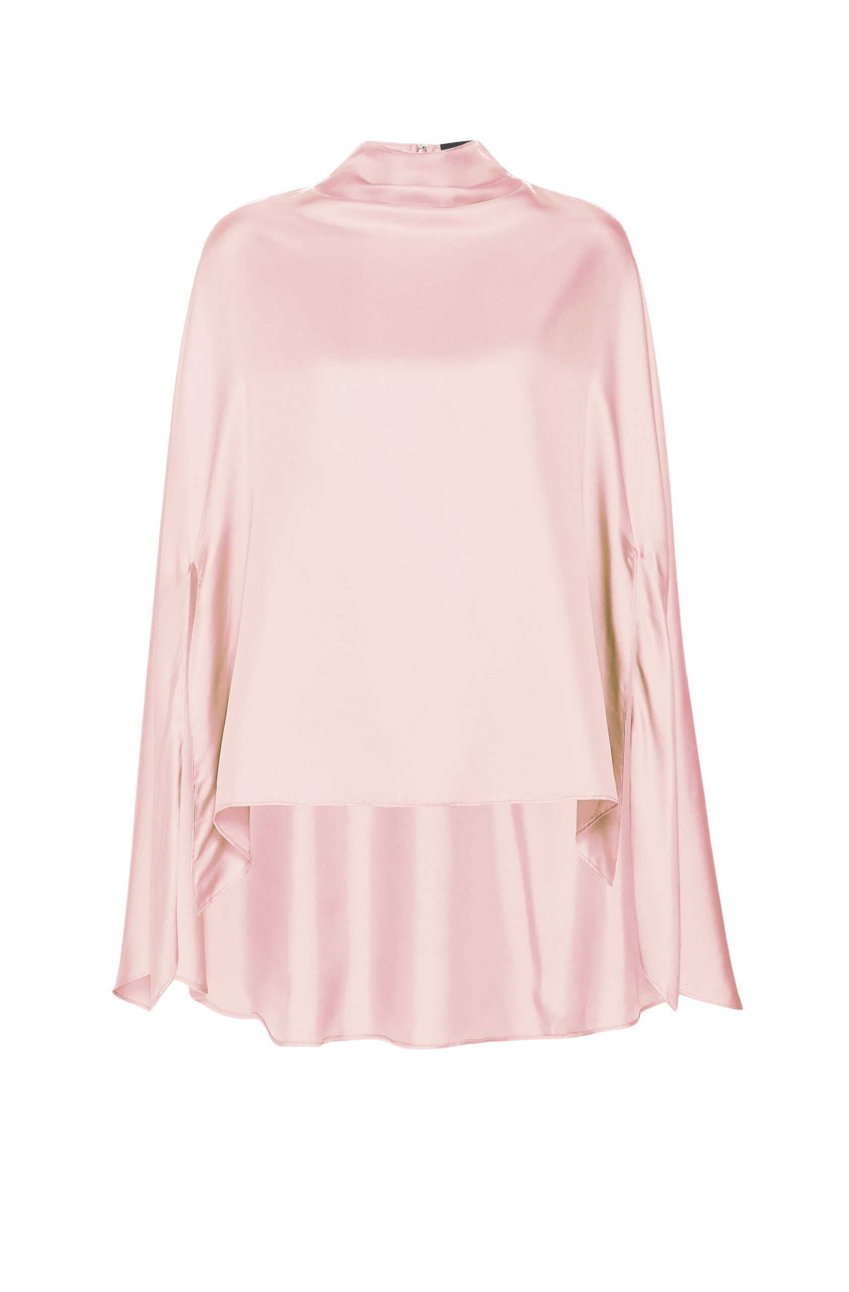 LaPointe Silky Twill Oversized Cape Tee