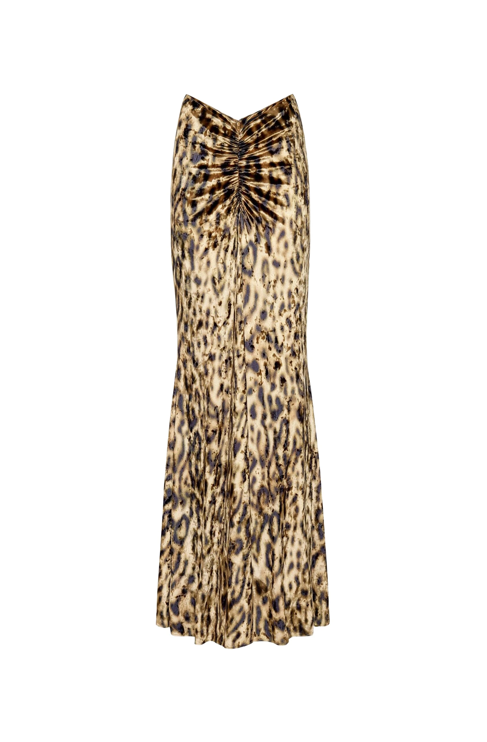 Lapointe-Velvet-Leopard-Ruched-Maxi-Skirt-scaled66272_nobg Lapointe Skirts luxury Clothing from Luxury Handbags Marketplace