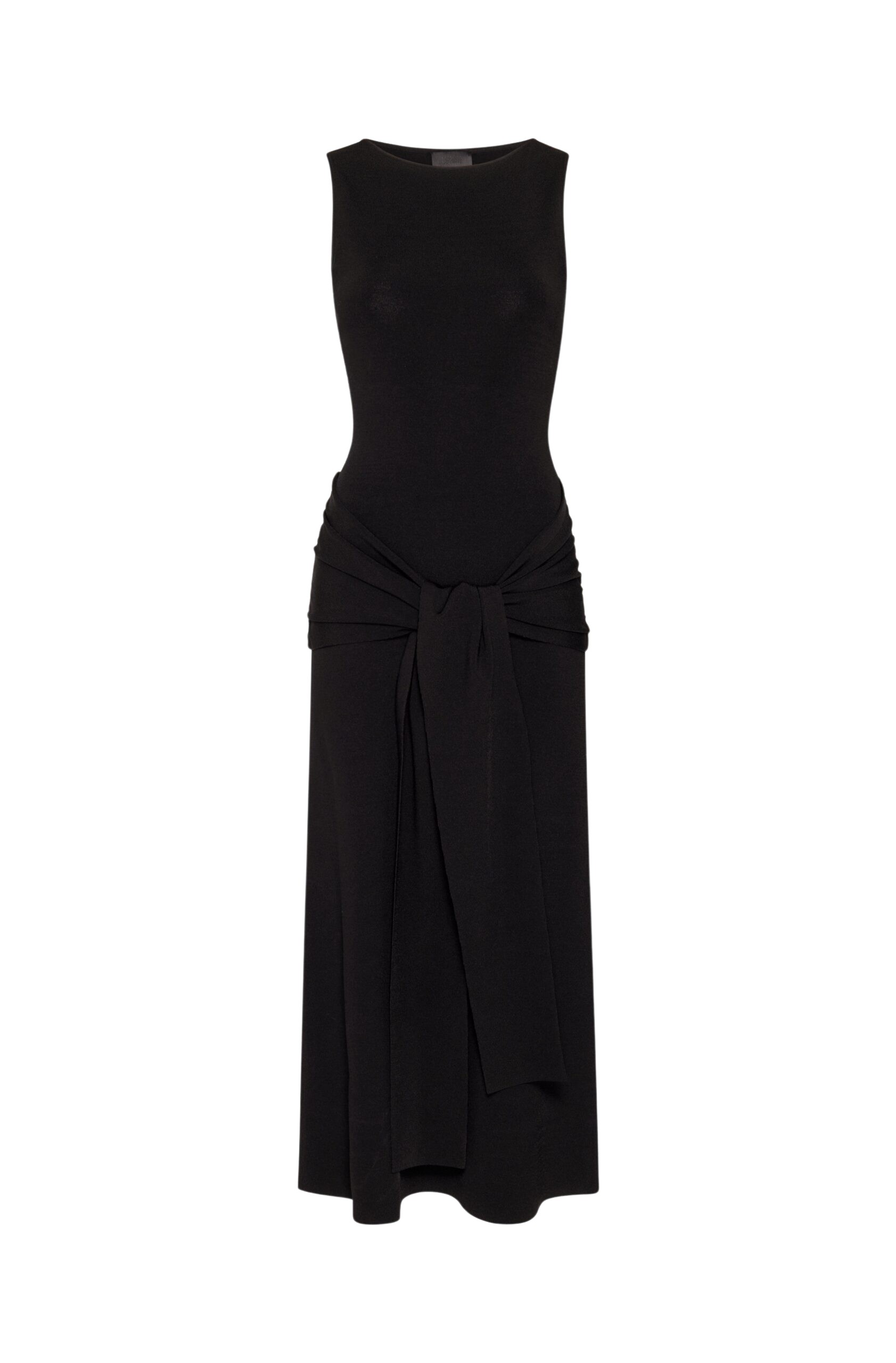 LaPointe Viscose Waist Tie Dress