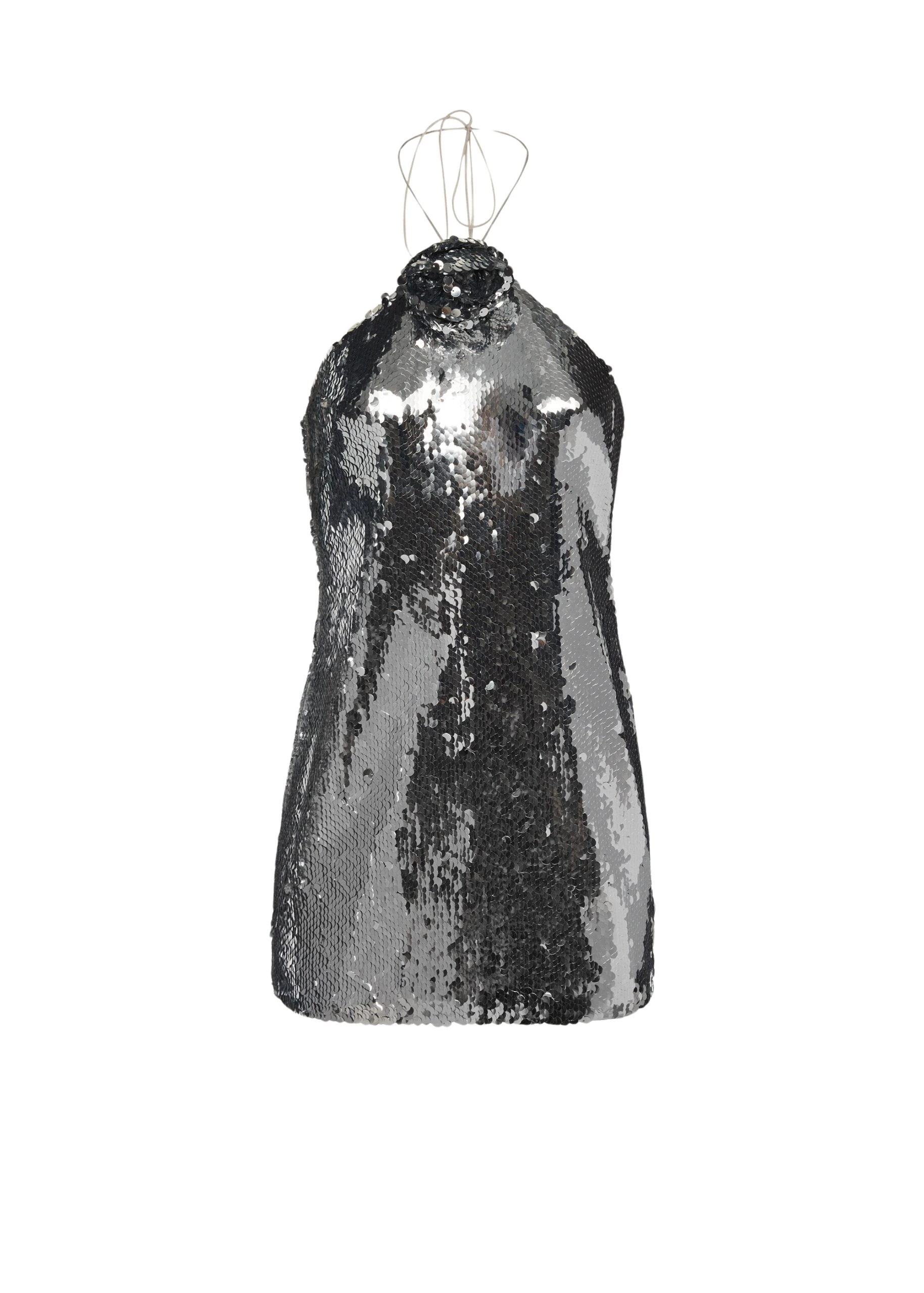 Magda-Butrym-Choker-sequin-mini-dress-in-silver-scaled33917_nobg Magda Butrym Silver Dresses luxury Clothing from Luxury Handbags Marketplace