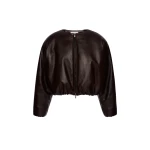 Magda-Butrym-Collarless-leather-puffer-jacket-in-burgundy-scaled41029_nobg Magda Butrym Red Jackets luxury Clothing from Luxury Handbags Marketplace